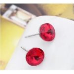 Súprava šperkov v tvare čerešne, Bright Siam, zdobená kryštálmi Swarovski