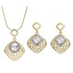 Súprava šperkov Rhombus, zdobená kryštálmi Swarovski