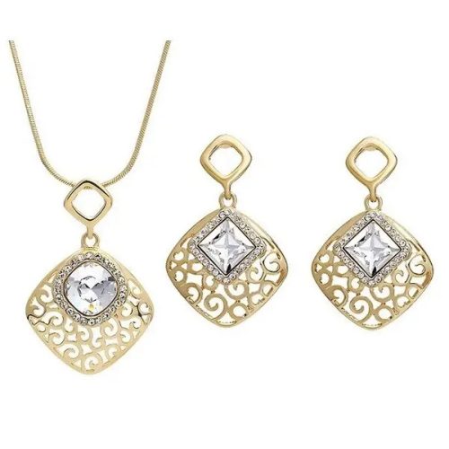 Súprava šperkov Rhombus, zdobená kryštálmi Swarovski