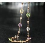 Okrúhly náhrdelník zdobený kryštálmi Swarovski