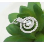 Trojitý kruhový náhrdelník, Crystal