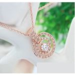 Trojitý kruhový náhrdelník, Rosegold, ružové zlato