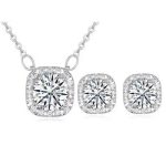 Zaoblená súprava šperkov, Crystal