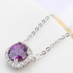 Zaoblená súprava šperkov, Ametyst