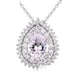 Náhrdelník s príveskom Water drop, Kristály