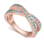 Jedinečný prsteň, Aquamarine, 7.5