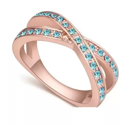 Jedinečný prsteň, Aquamarine, 7.5
