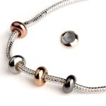 Stopky Charm, čierne 1 ks