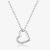 Strieborný náhrdelník s príveskom srdiečka