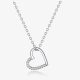 Strieborný náhrdelník s príveskom srdiečka