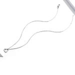 Strieborný náhrdelník s príveskom srdiečka