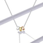 Strieborný náhrdelníkový prsteň s príveskom