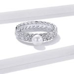 Strieborný prsteň, pšeničný klas, veľkosť 6