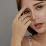 Strieborný prsteň, pšeničný klas, veľkosť 8