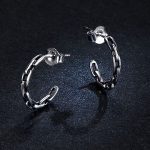 Strieborné náušnice, retiazka