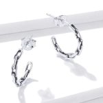 Strieborné náušnice, retiazka