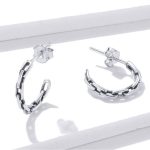 Strieborné náušnice, retiazka