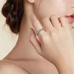 Strieborný prsteň, zapletaný, veľkosť 6