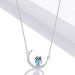 Strieborný náhrdelník so sovičkou