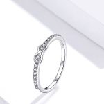 Strieborný prsteň, nekonečno, veľkosť 6