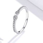 Strieborný prsteň, nekonečno, veľkosť 8