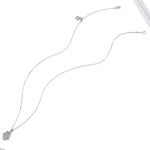 Strieborný náhrdelník s príveskom Hand of Fatima