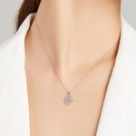 Strieborný náhrdelník s príveskom Hand of Fatima