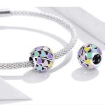 Strieborné kúzlo, farebné srdiečka