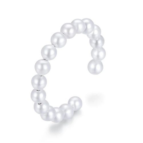 Strieborný prsteň/náušnice s perlami