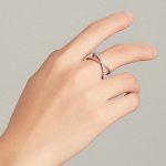 Strieborný prsteň, dvojitý, veľkosť 7