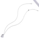 Strieborný náhrdelník s nekonečným príveskom lásky