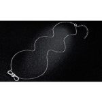 Strieborný náhrdelník s príveskom nekonečnej lásky