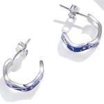 Strieborné náušnice, hviezdne nebo