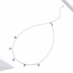 Ezüst nyaklánc kagylókkal