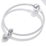 Strieborný prívesok, srdiečko na zavesenie