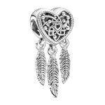 Strieborný prívesok, lapač snov, strieborný