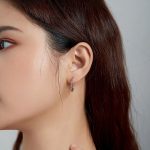 Strieborné náušnice, vintage