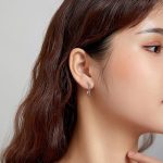 Strieborné náušnice, vintage