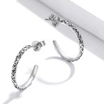 Strieborné náušnice, vintage