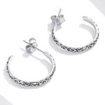 Strieborné náušnice, vintage