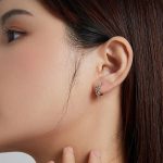 Strieborné náušnice s kvetmi