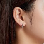 Strieborné náušnice s kvetmi