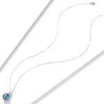 Strieborný náhrdelník s perlovým príveskom