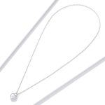 Strieborný náhrdelník s príveskom srdiečka