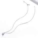 Strieborný náhrdelník s paletou farieb