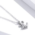 Strieborný náhrdelník s kotvou