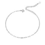 Ezüst karkötő, ezüstszínű