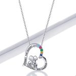 Strieborný náhrdelník, večné priateľstvo