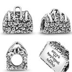 Strieborný prívesok, dámska taška