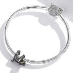 Strieborné kúzlo, mačacie, čierne